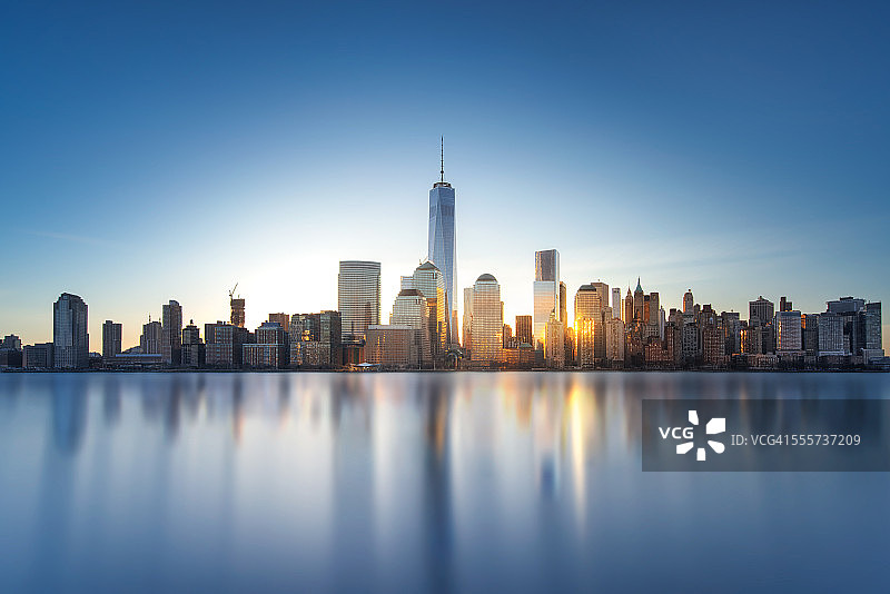 纽约的天际线图片素材