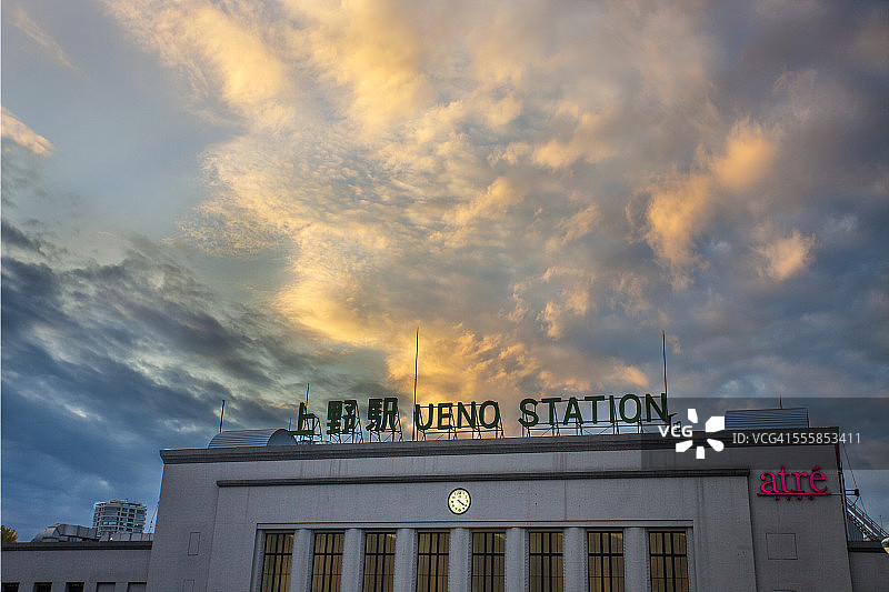 上野站JR列车图片素材