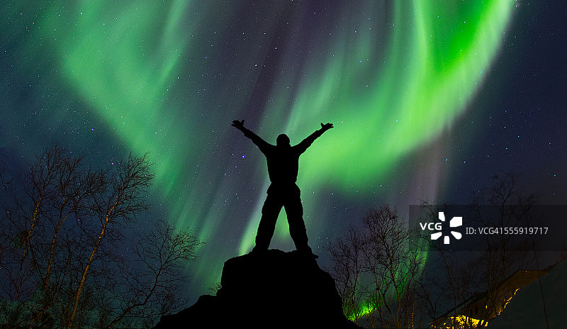 北极光图片素材