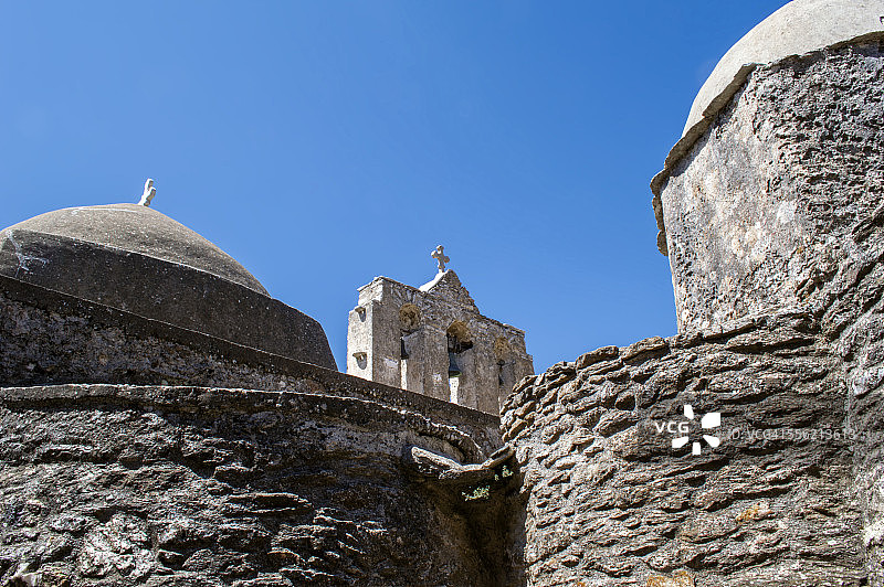 纳克索斯岛的Panagia Drossiani教堂图片素材