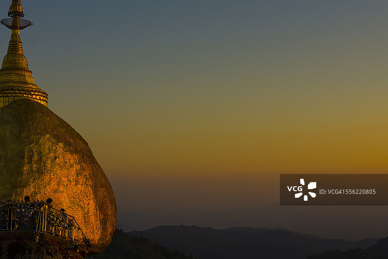 缅甸吉谛瑜佛塔图片素材