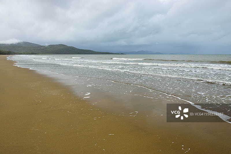 雨后沙滩图片素材