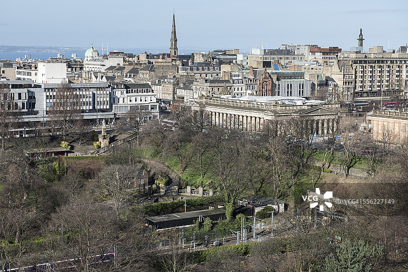 苏格兰爱丁堡王子街图片素材