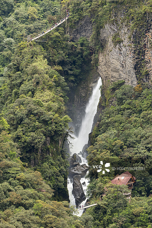 厄瓜多尔魔鬼瀑布图片素材