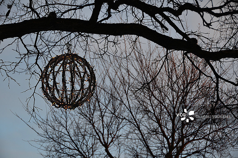 阿西尼博因公园灯光图片素材