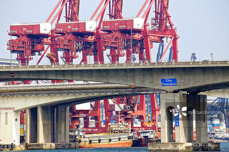 集装箱港口仓库图片素材