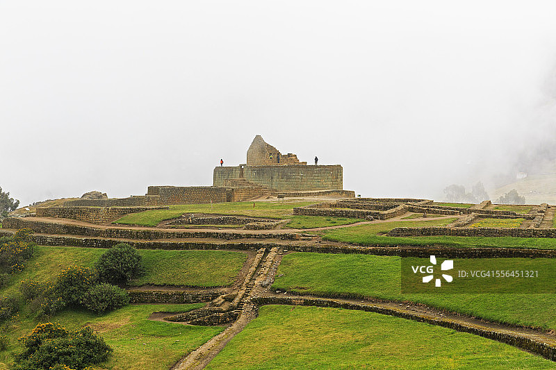 厄瓜多尔安第斯山脉Ingapirca遗址图片素材