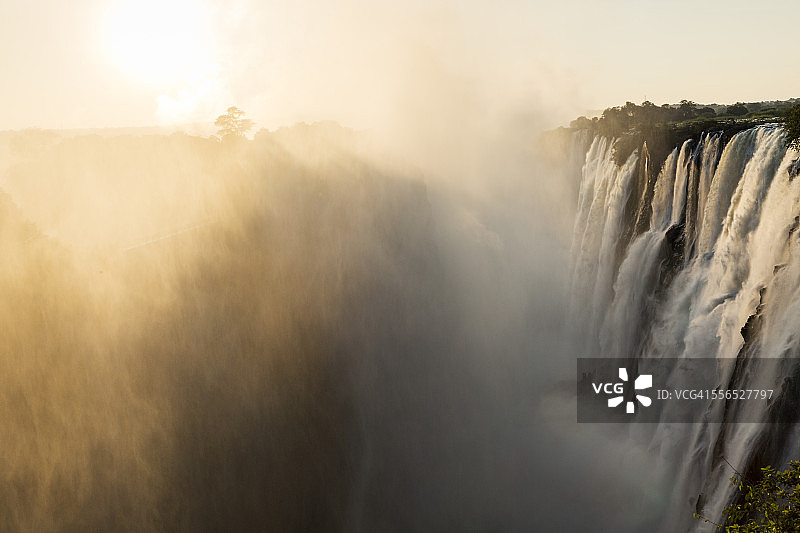 赞比亚维多利亚瀑布图片素材