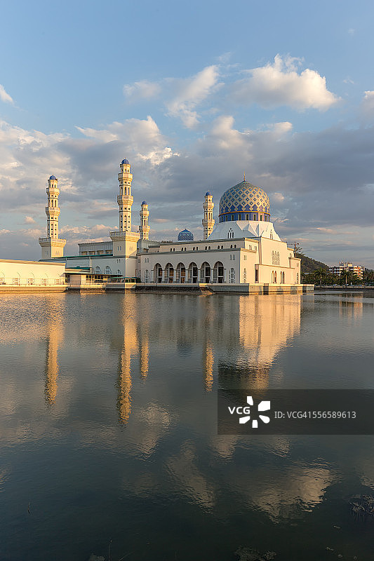 马来西亚亚庇市城市清真寺图片素材