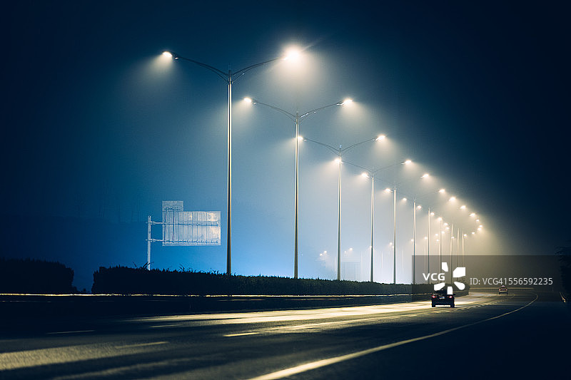 公路灯图片素材