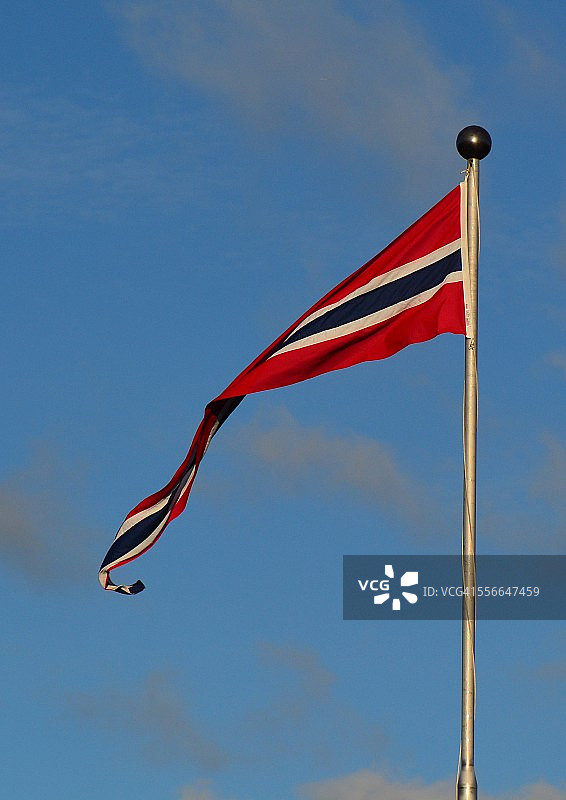 挪威三角旗图片素材