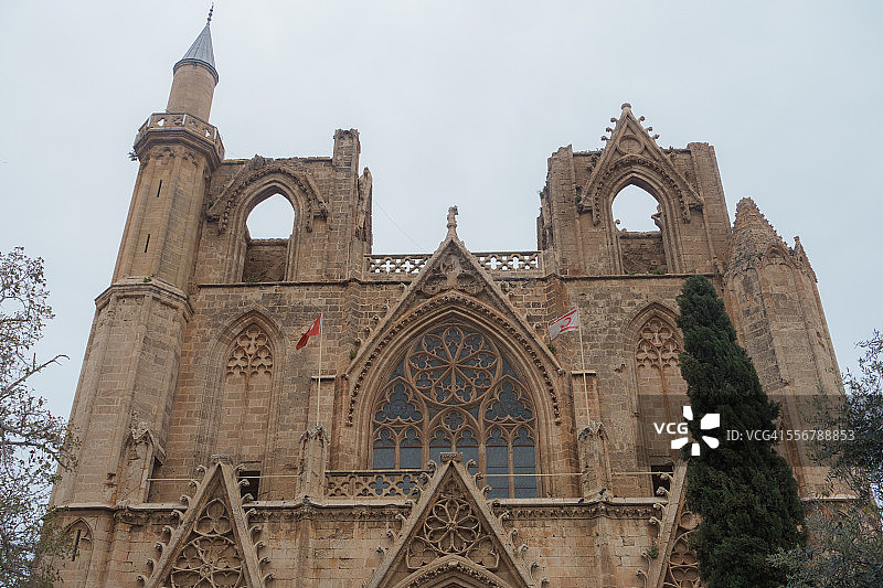 圣尼古拉斯大教堂/拉拉·穆斯塔法·帕夏清真寺图片素材