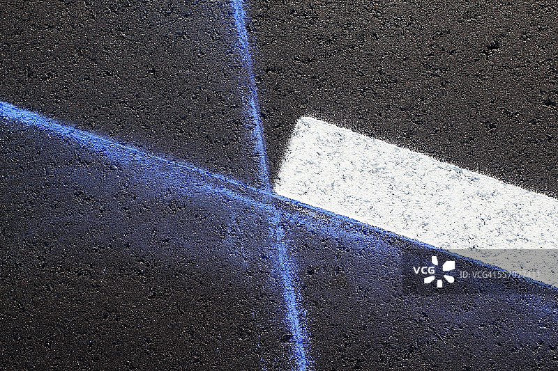 粉笔线条和停车线图片素材