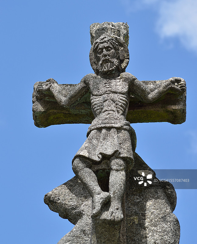 圣地亚哥-德孔波斯特拉的十字架图片素材