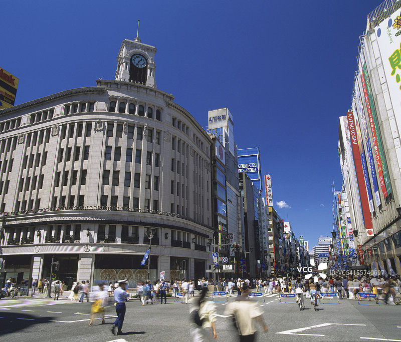 银座步行街图片素材