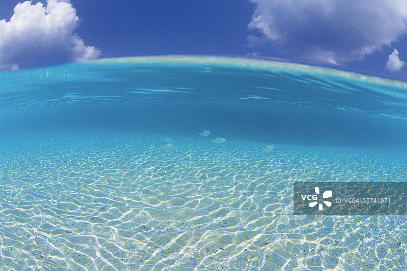 蓝色的大海图片素材