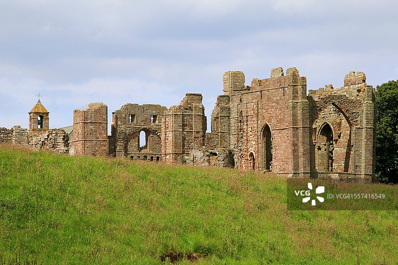 林迪斯法恩修道院和教堂遗址，圣岛图片素材