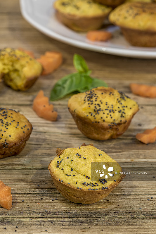 蔬菜玛芬蛋糕图片素材