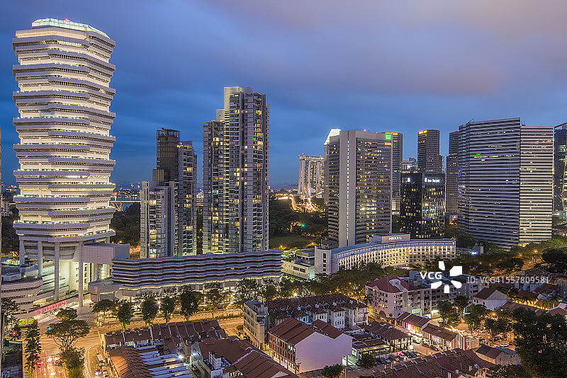 新加坡城市景观图片素材