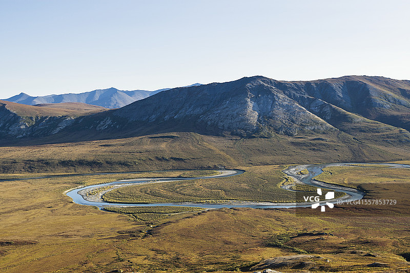 北极国家公园之门，阿拉斯加西北部布鲁克斯山脉图片素材