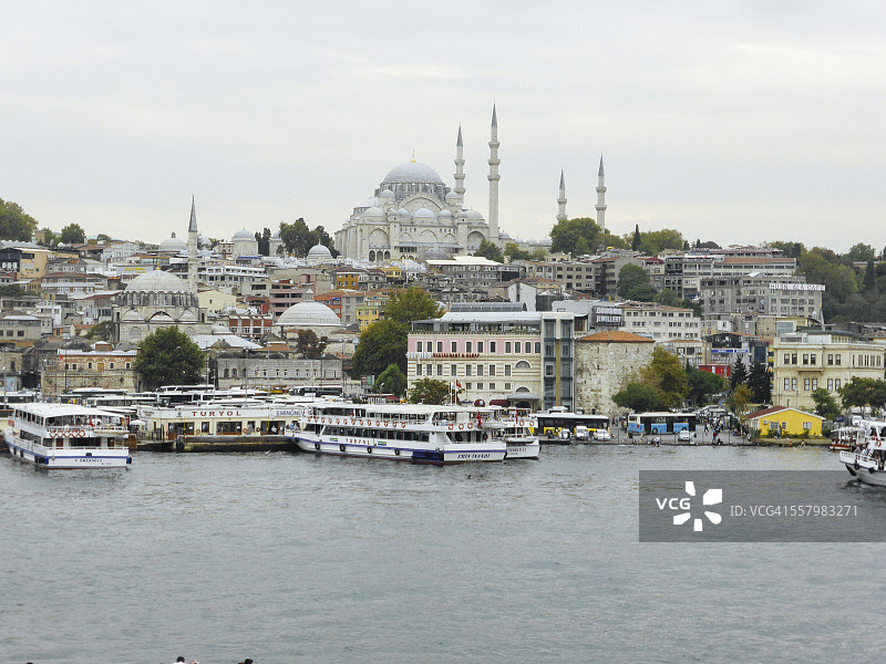苏莱曼尼耶清真寺和街区图片素材