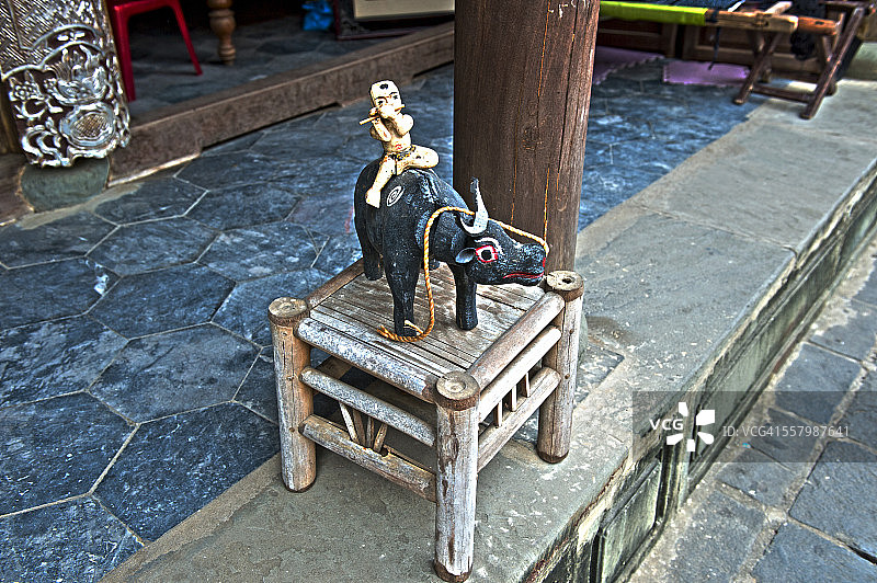 会安古镇的纪念品商店图片素材