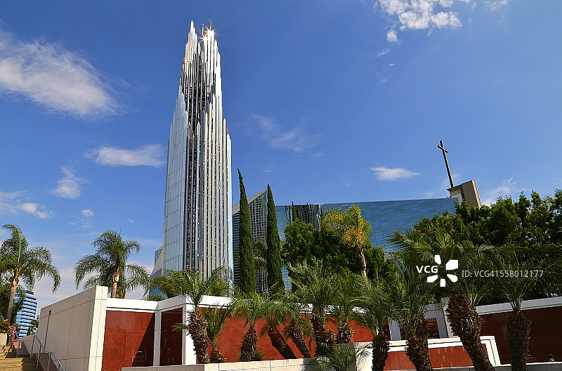 水晶大教堂纪念花园图片素材