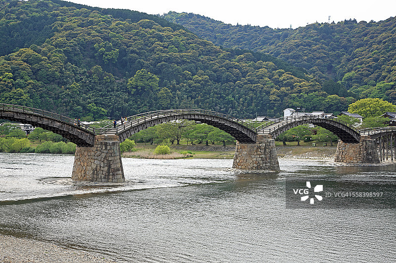 日本岩国锦带桥图片素材
