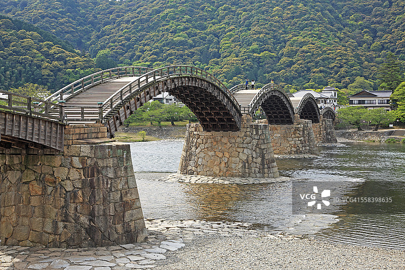 日本岩国锦带桥图片素材