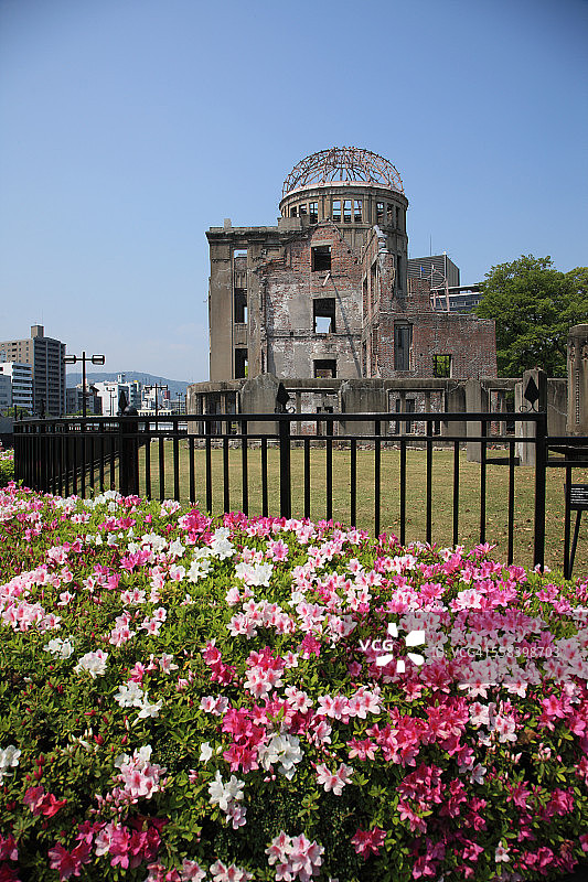 广岛原子弹爆炸圆顶屋图片素材