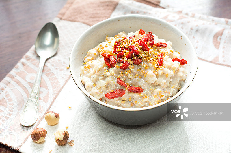 枸杞燕麦粥图片素材