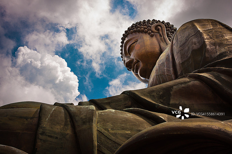 香港大佛或天坛大佛图片素材