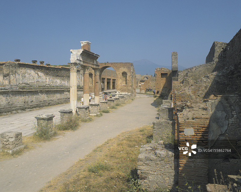 庞贝古城图片素材