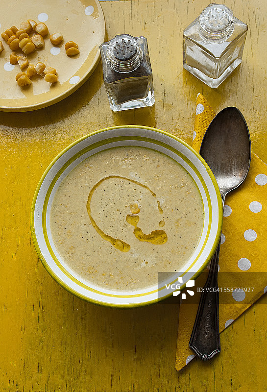 甜玉米汤图片素材