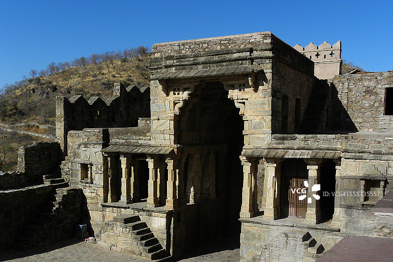 印度的昆巴尔加尔堡大门图片素材