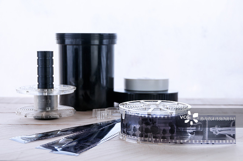 35mm胶片显影罐图片素材