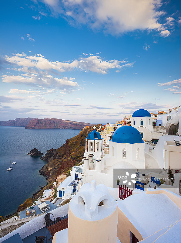 清晨的伊亚图片素材