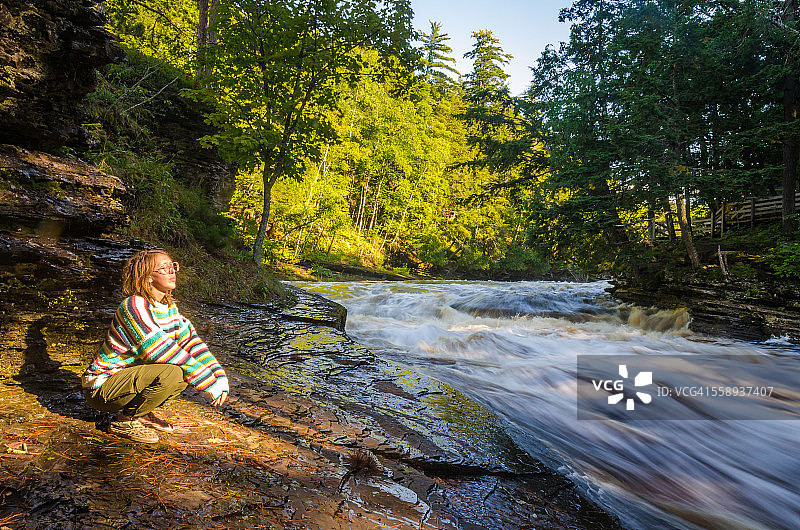 普雷斯克岛河图片素材