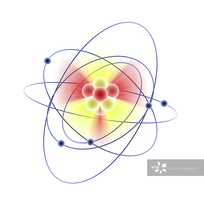 原子结构艺术图图片素材