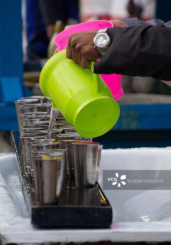 Hosseinieh游行准备图片素材