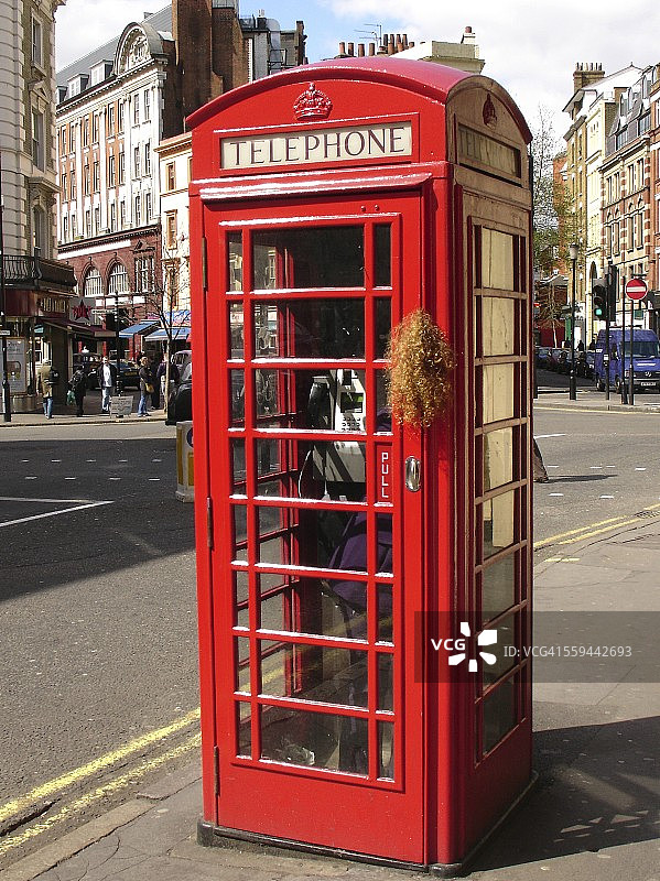 电话亭图片素材