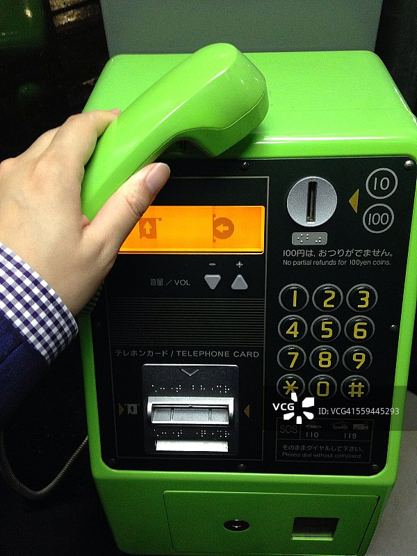 电话亭图片素材