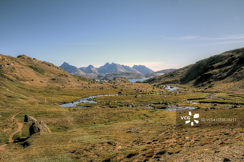 格陵兰夏季苔藓景观图片素材