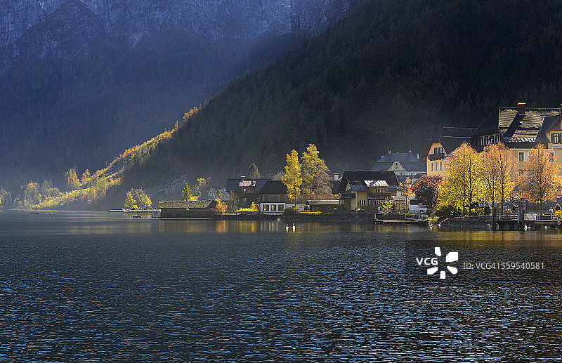 奥地利萨尔茨卡默古特哈尔施塔特达赫施泰因文化景观图片素材