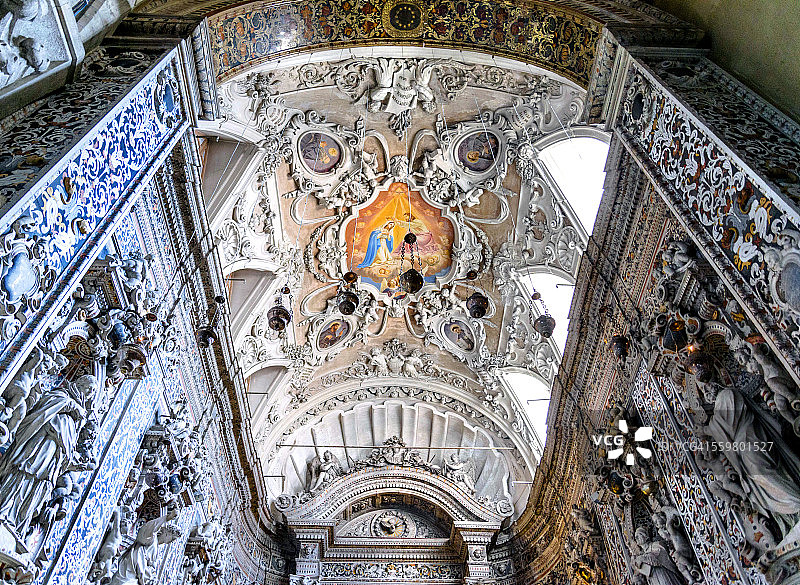 巴勒莫圣洛伦索礼拜堂内部图片素材