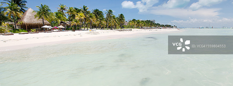 墨西哥穆赫雷斯岛海域图片素材