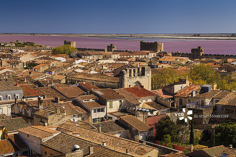 艾格莫尔特，朗格多克-鲁西永，法国图片素材