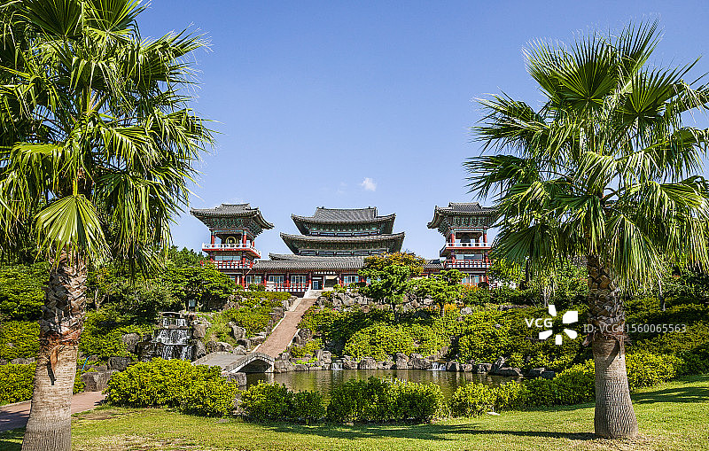 济州岛药泉寺图片素材