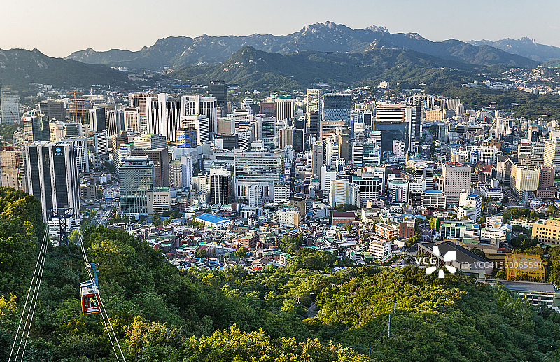 首尔南山风光图片素材