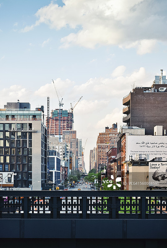轮辋上的城市图片素材